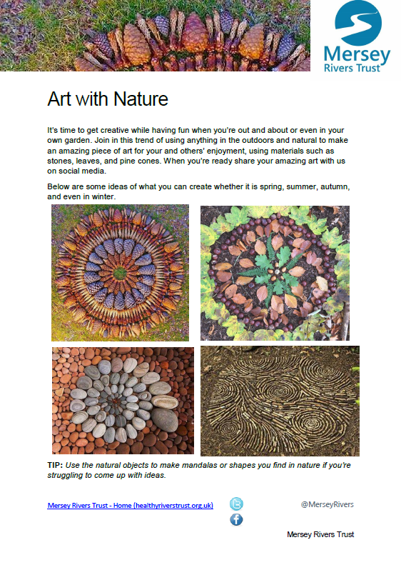 Art with Nature Worksheet